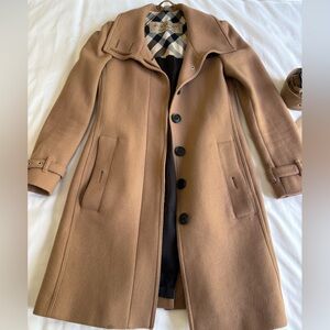 Burberry Tan Wool Coat
